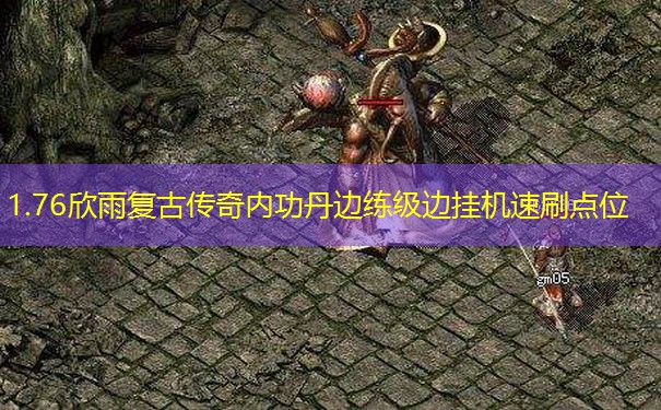 1.76欣雨复古传奇内功丹边练级边挂机速刷点位