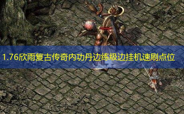 1.76欣雨复古传奇内功丹边练级边挂机速刷点位