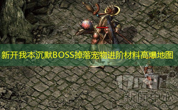 新开我本沉默BOSS掉落宠物进阶材料高爆地图