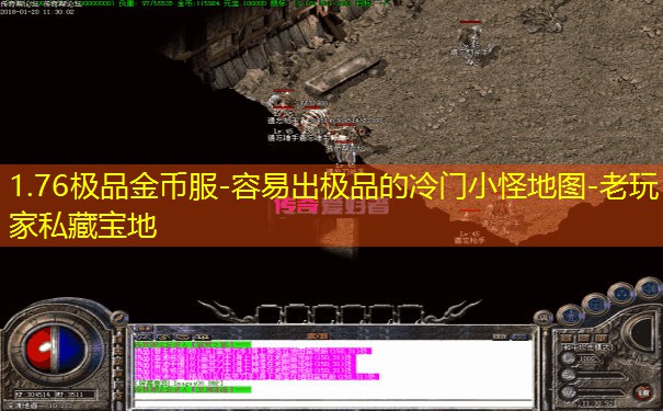 1.76极品金币服-容易出极品的冷门小怪地图-老玩家私藏宝地