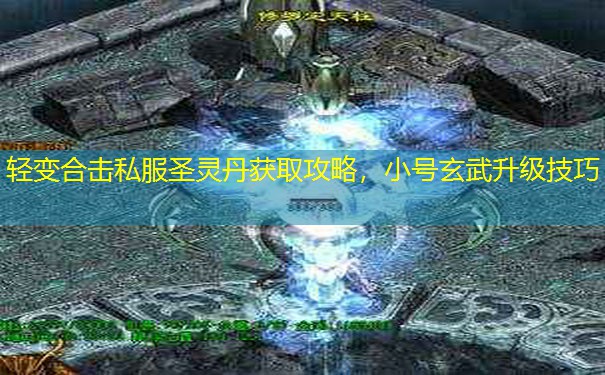 轻变合击私服圣灵丹获取攻略，小号玄武升级技巧
