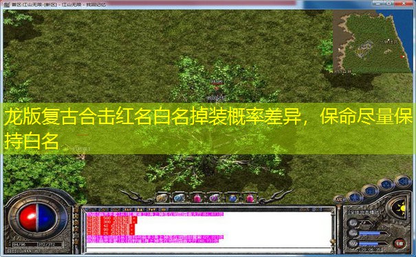 龙版复古合击红名白名掉装概率差异，保命尽量保持白名