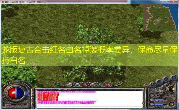 龙版复古合击红名白名掉装概率差异,保命尽量保持白名 龙版复古合击红名白名掉装概率差异,保命尽量保持白名