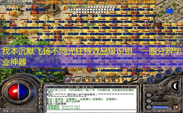 我本沉默飞扬不同光柱特效品级识别，一眼分辨毕业神器