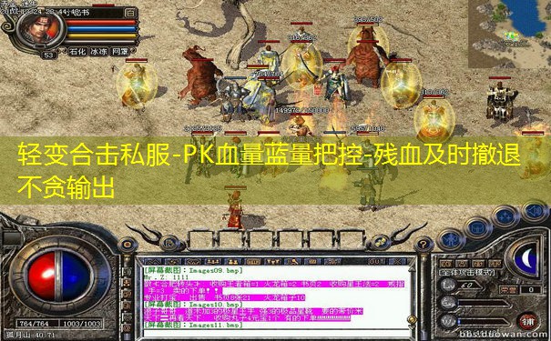 轻变合击私服-PK血量蓝量把控-残血及时撤退不贪输出