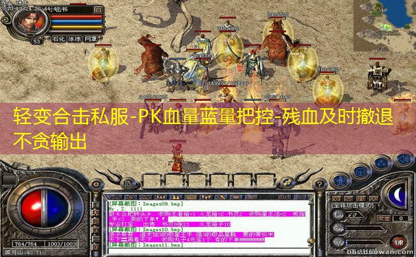 轻变合击私服-PK血量蓝量把控-残血及时撤退不贪输出