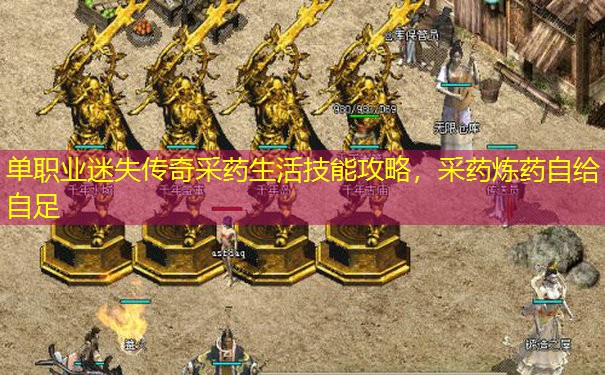 单职业迷失传奇采药生活技能攻略，采药炼药自给自足