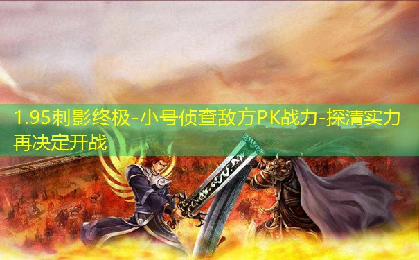 1.95刺影终极-小号侦查敌方PK战力-探清实力再决定开战