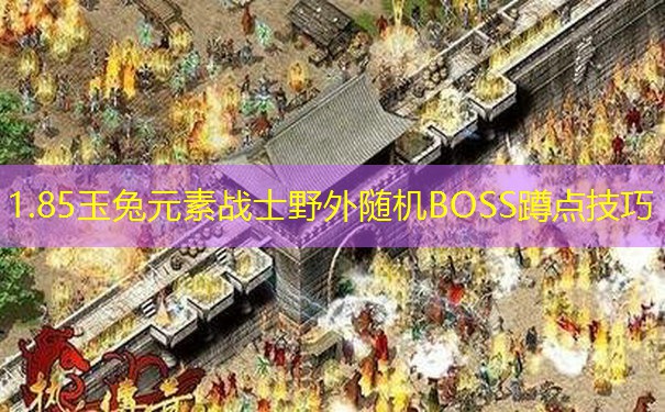 1.85玉兔元素战士野外随机BOSS蹲点技巧 1.85玉兔元素战士野外随机BOSS蹲点技巧