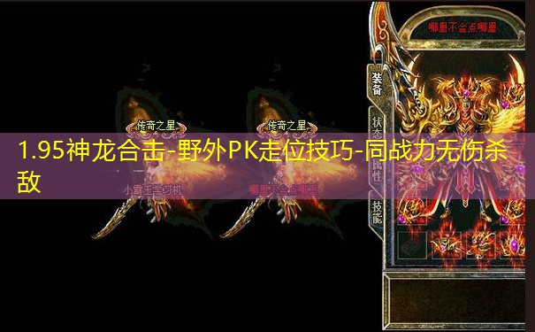 1.95神龙合击-野外PK走位技巧-同战力无伤杀敌