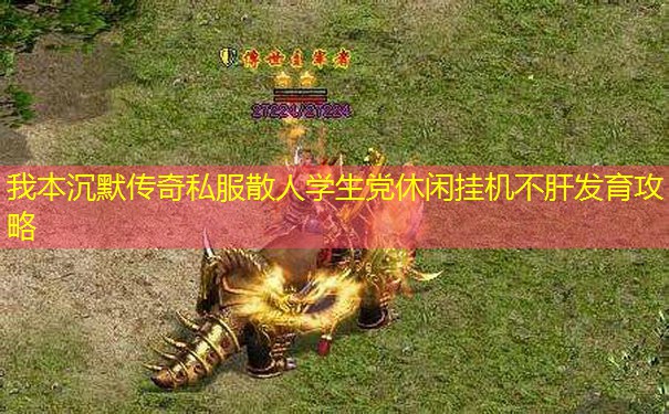 我本沉默传奇私服散人学生党休闲挂机不肝发育攻略