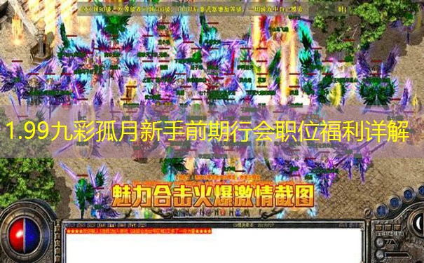1.99九彩孤月新手前期行会职位福利详解 1.99九彩孤月新手前期行会职位福利详解