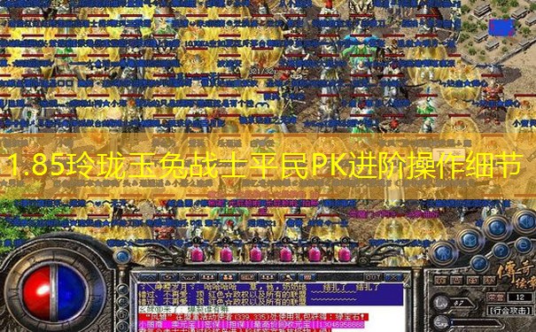 1.85玲珑玉兔战士平民PK进阶操作细节