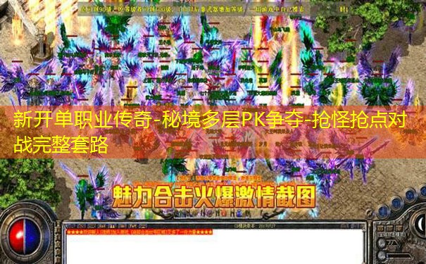 新开单职业传奇-秘境多层PK争夺-抢怪抢点对战完整套路