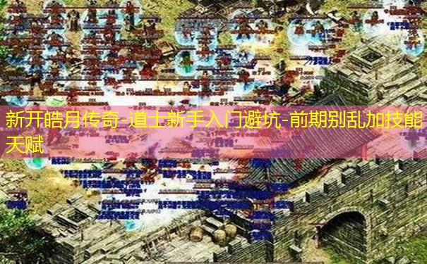 新开皓月传奇-道士新手入门避坑-前期别乱加技能天赋